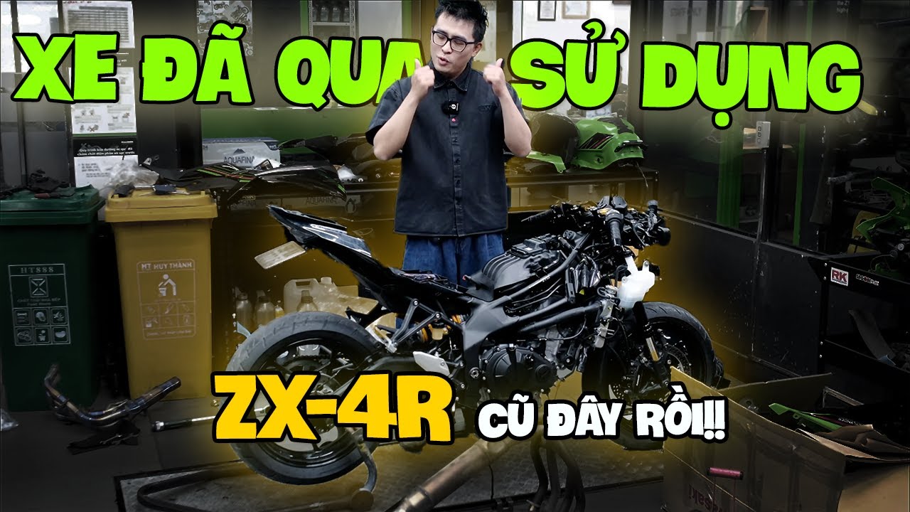 KAWASAKI ZX-4R CŨ ĐÂY RỒI | DỜ