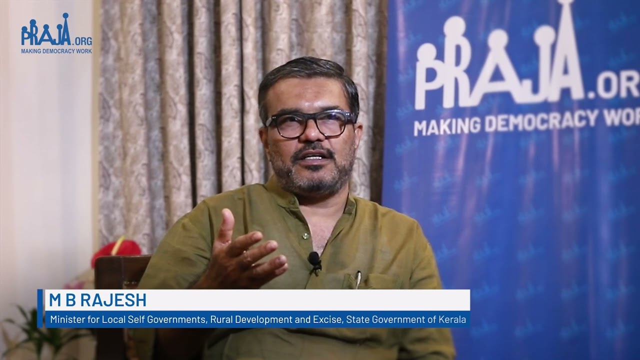 MB Rajesh, Minister of Local Self Government, Rural Development and Excise, Kerala