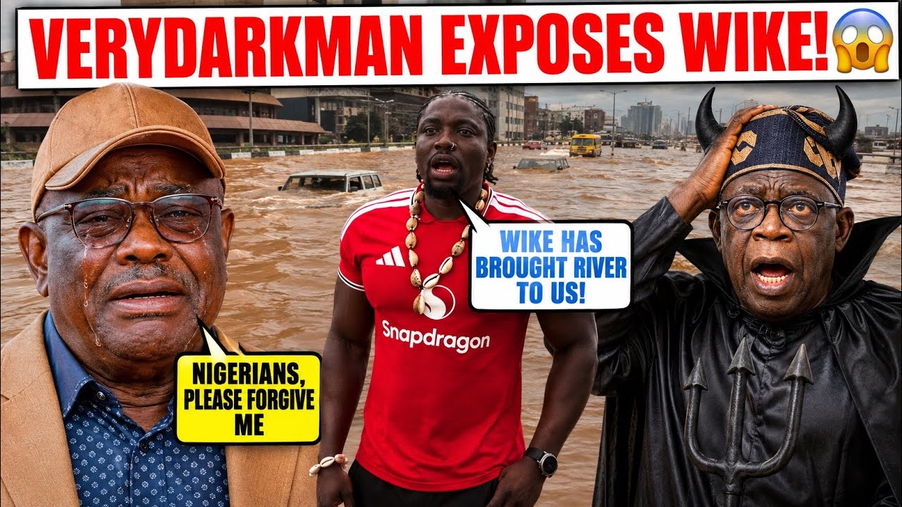 Wike has finally being Exposed by Verydarkman.😱 This is shocking 
