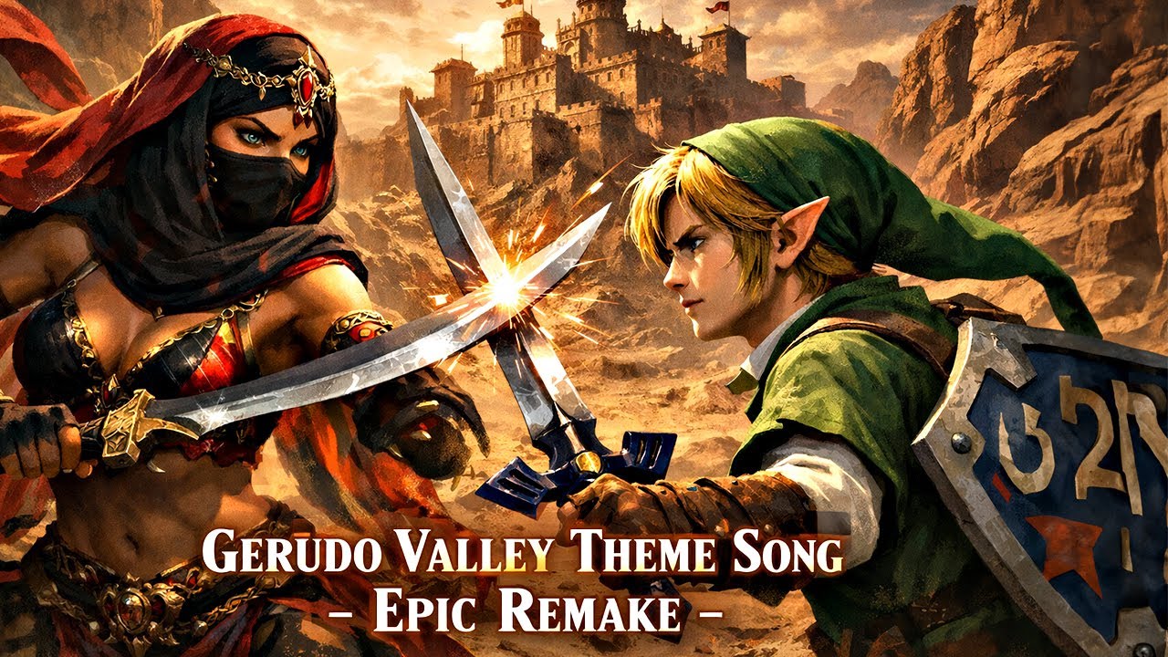 Gerudo Valley Epic Remake | Immersive Cinematic Battle Music for Gaming, Training & Deep Focus