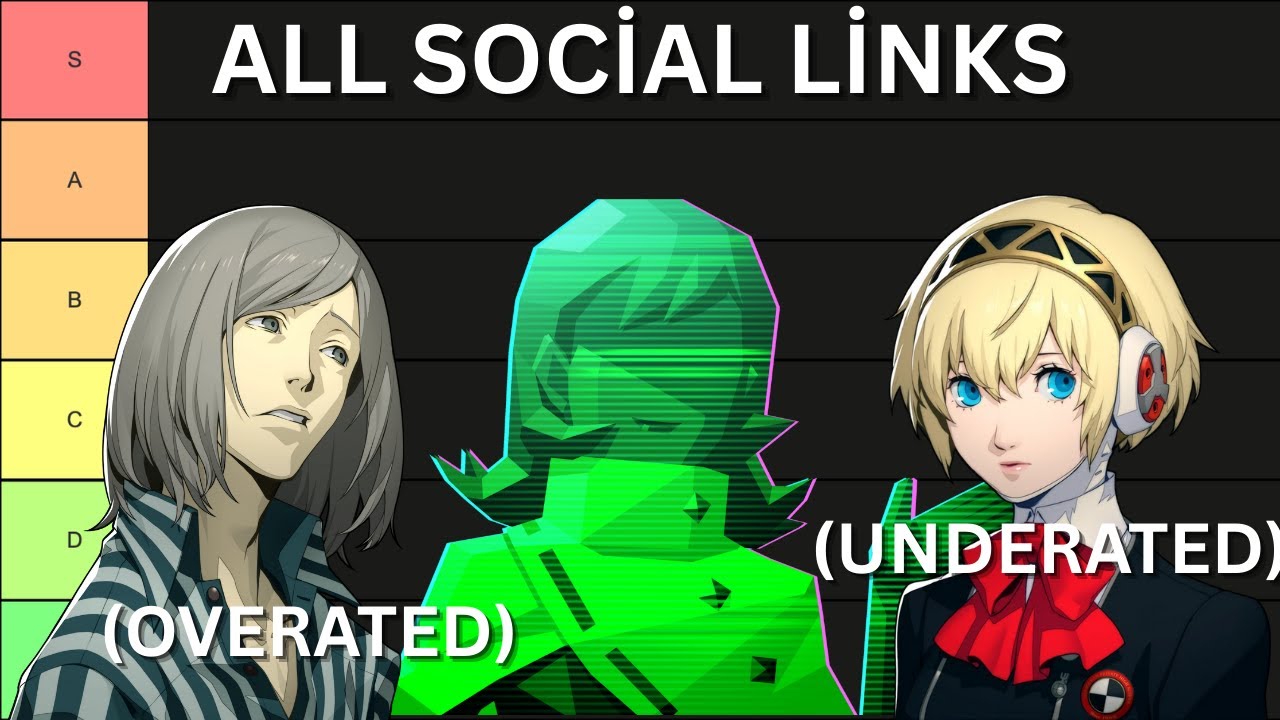 Ranking All Social Links Persona 3 Reload