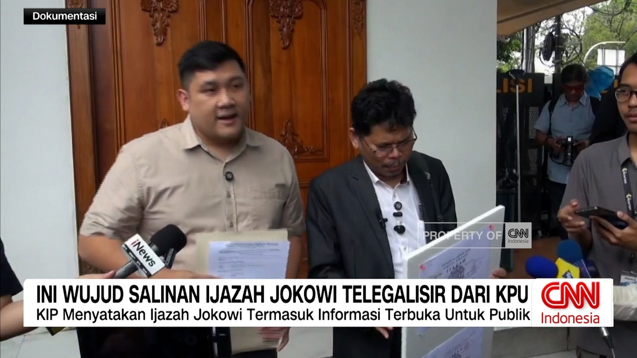 Ini Wujud Salinan Ijazah Jokowi yang Dilegalisir KPU