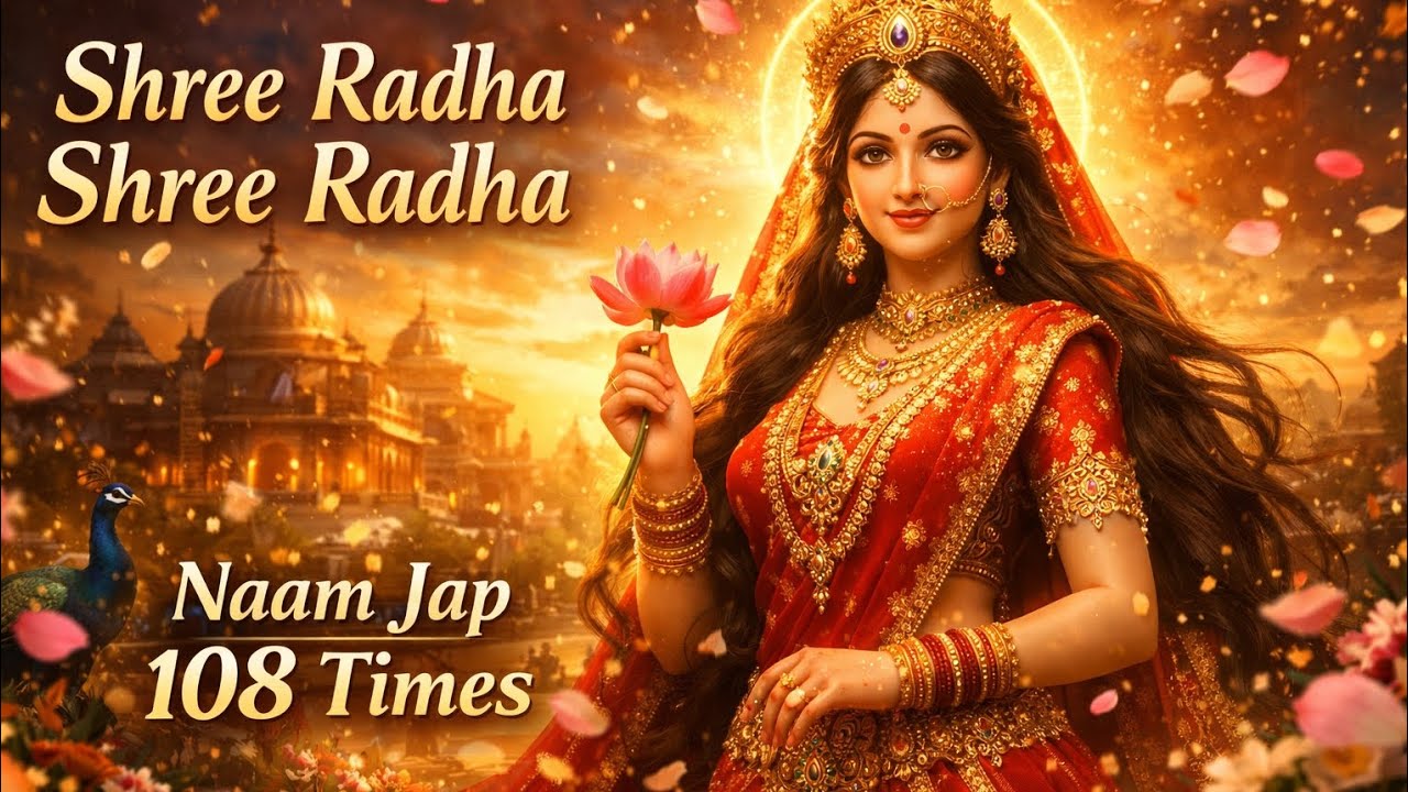 Radha Naam Jap 108 Times | इस नाम में इतनी शक्ति है कि किस्मत बदल दे | Radhe Radhe 