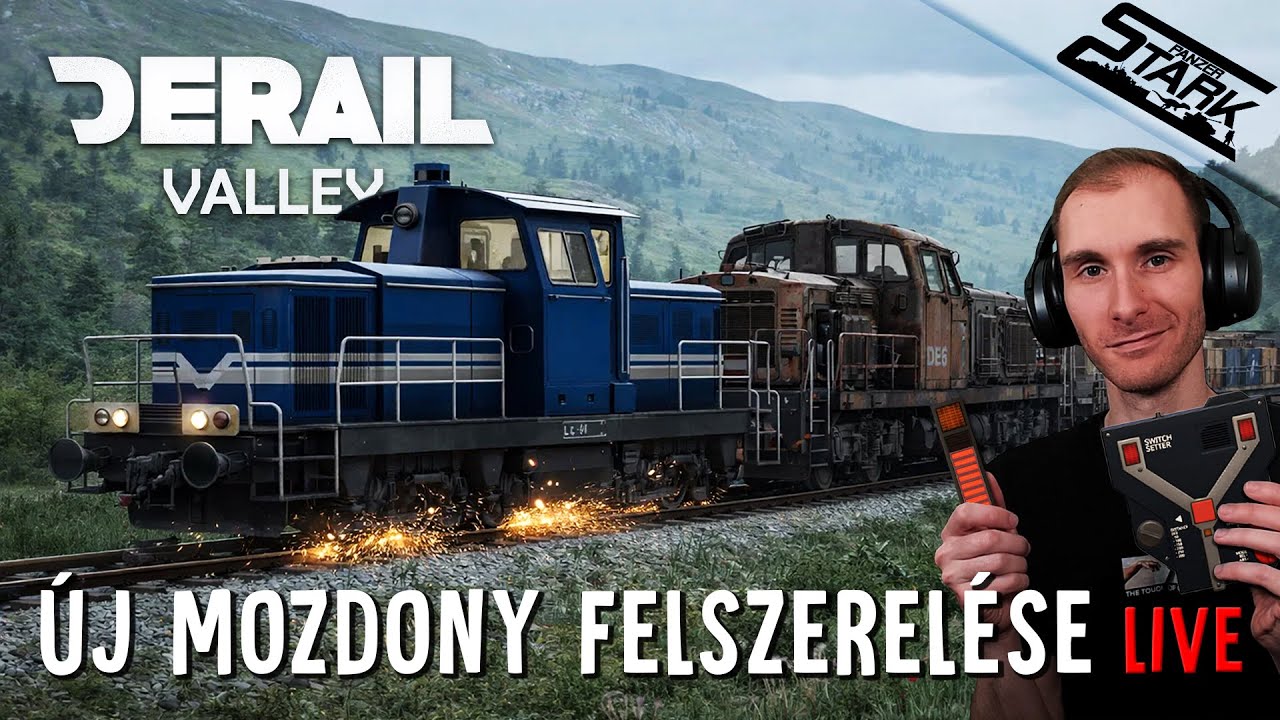 FELÚJÍTOTT DH4-es Felszerelése & Első Kiadós Útja!  - Derail Valley #10 - Stark LIVE
