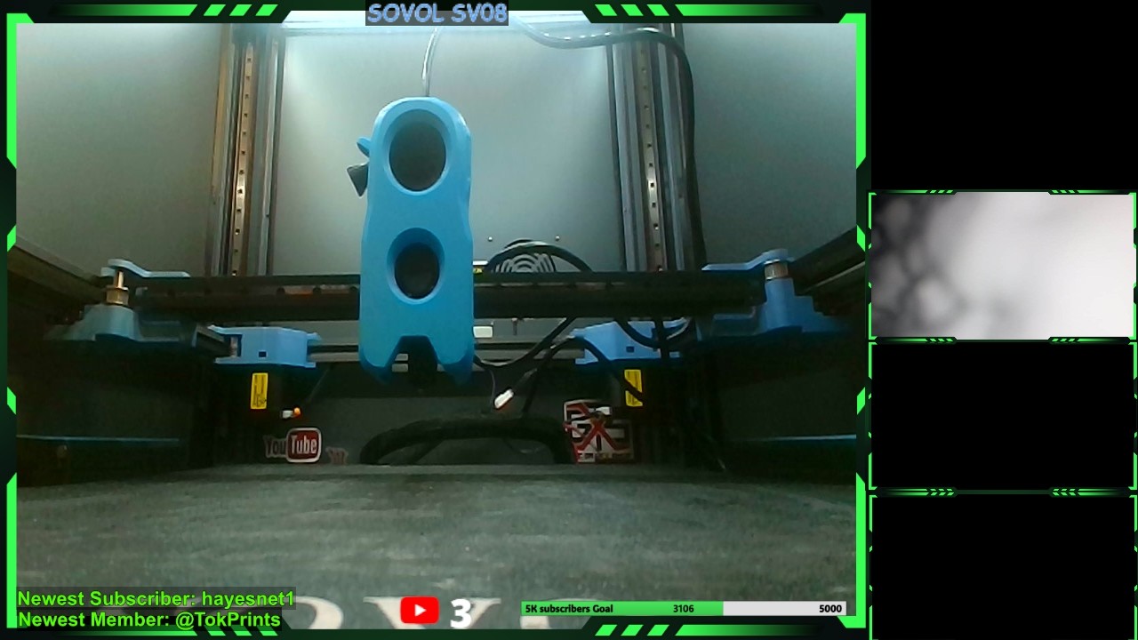 🔴Live - #543  Lets Build Xenomorph Orbiter Toolhead  (part 6)   #live #3dprinting  #sv08