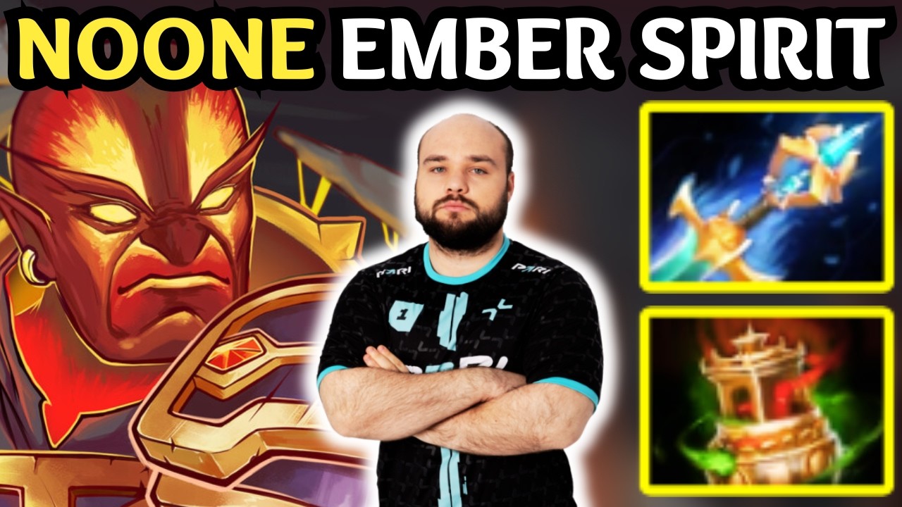 🔥 NoOne EMBER SPIRIT Midlane &mdash; PERFECT Sleight of Fist COMBOS 🔥 Dota 2 Mid