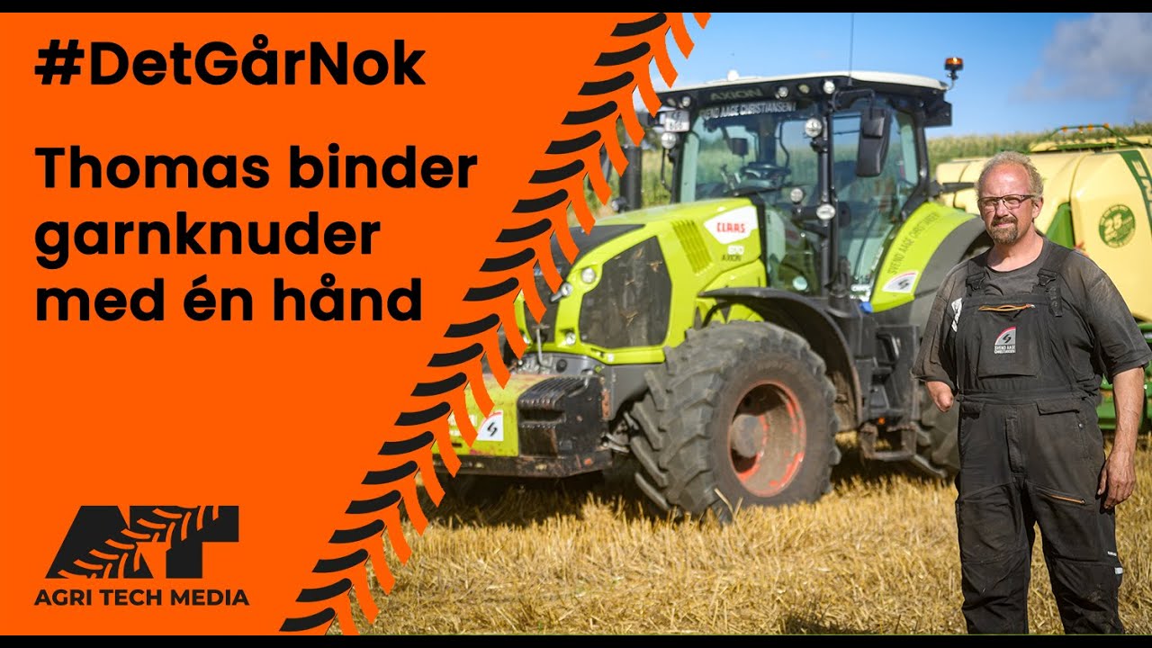 🇩🇰 #DetG&aring;rNok: Thomas binder garnknuder med &eacute;n h&aring;nd