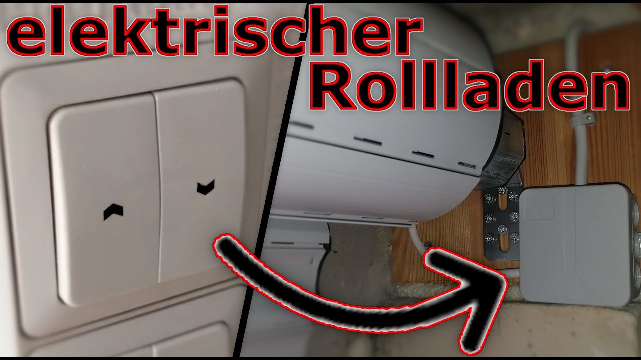 ⚡ elektrischer Rollladen - Rohrmotor anschließen - Rollladenmotor installieren - Motor | Anleitung 💡
