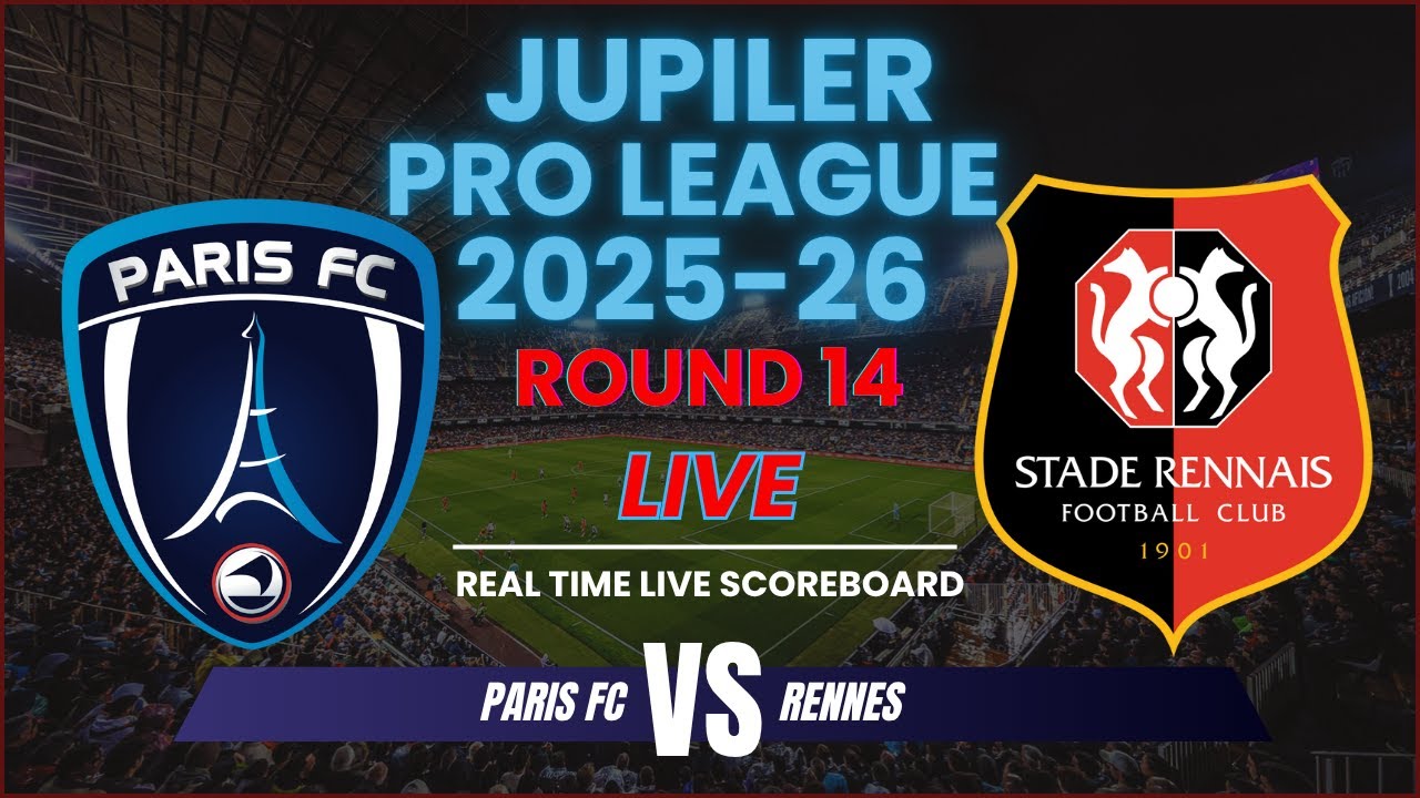 Paris FC vs Rennes Live Scores | 2025-26 French Ligue 1 - Round 12