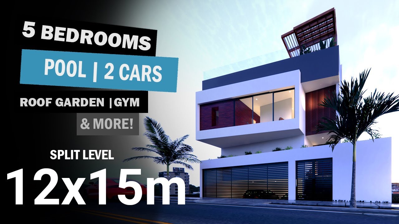 HOME DESIGN | PLANO DE CASA 12 X 15M / HOUSE PLAN 39.4 X 49.2FT