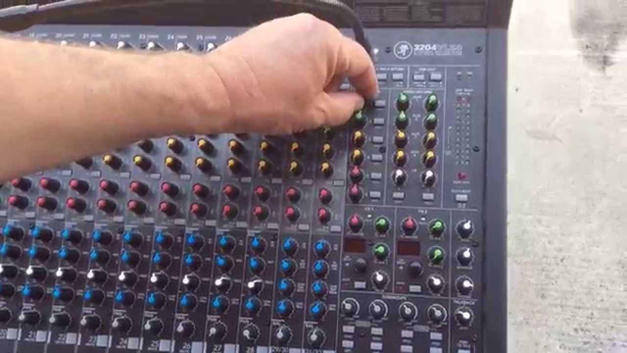 Some mixing board basics