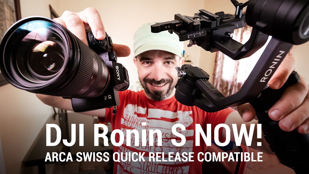 DJI Ronin S Arca Swiss Quick Release Plate Compatible - Sony a7iii and Tamron 28-75 f2.8