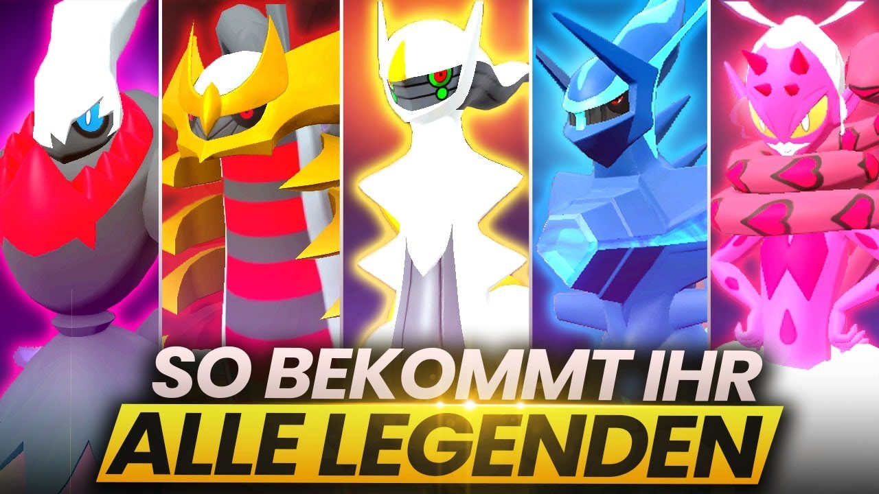 So bekommt ihr ALLE LEGENDÄREN POKEMON in Pokemon Legenden: Arceus!