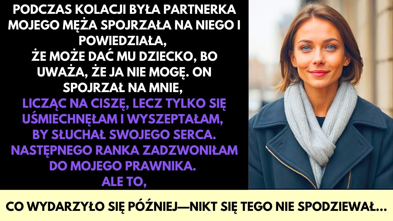 Była Męża Oferowała Mu Dziecko Na Kolacji—Moja Zemsta Odebrała Mu Wszystko