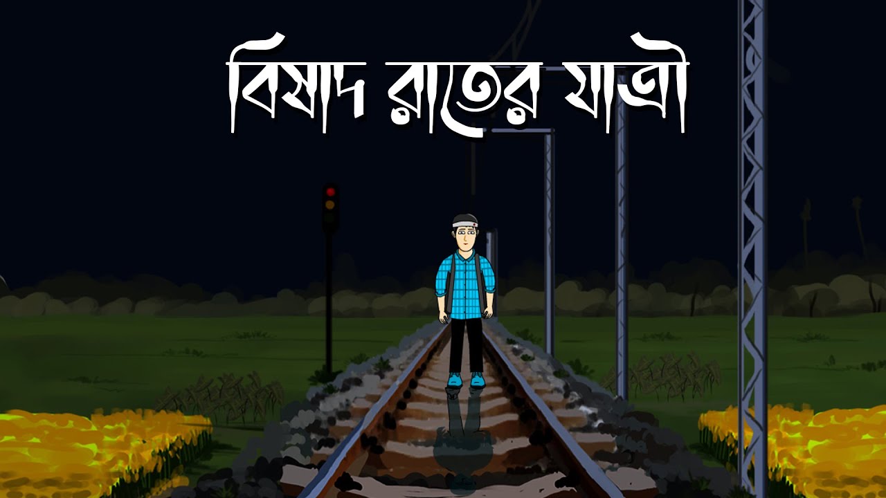 Bishad Raater Yatri - Bhuter Cartoon | Bengali Horror Story | Bhuter Goplo | Pinjira Animation