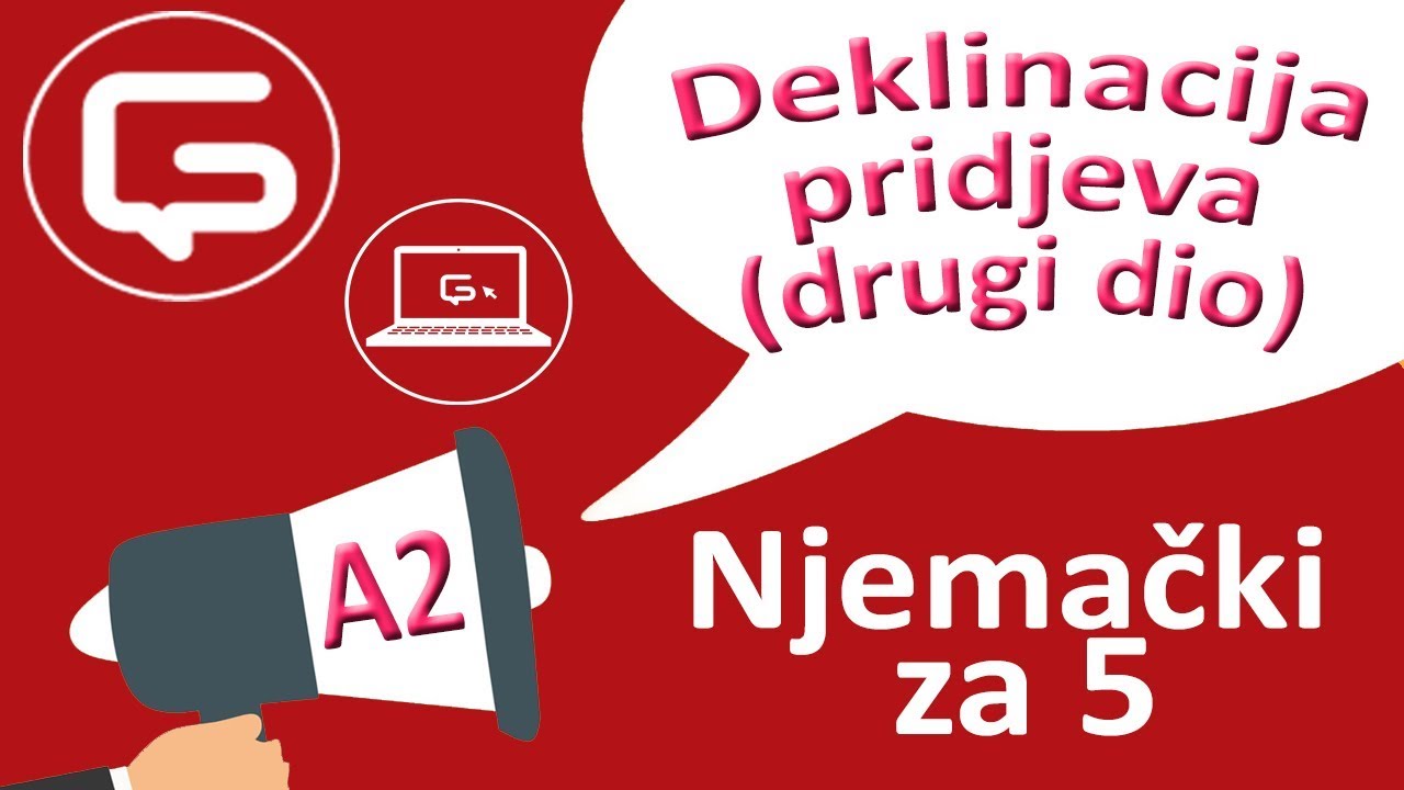 Njemački za 5: Deklinacija pridjeva njemačkom jeziku - drugi dio (epizoda 25)