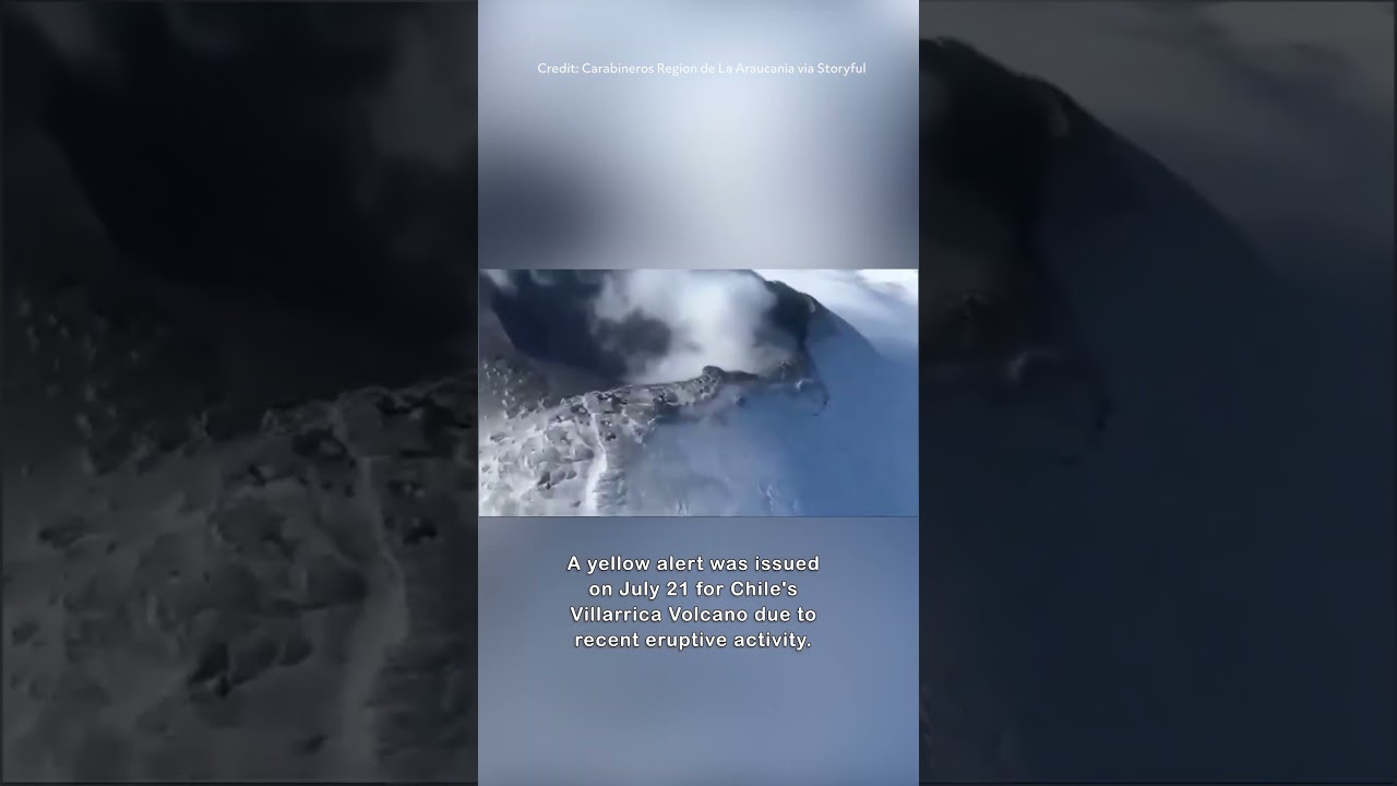 Yellow Alert Issued Amid Activity at Chilean Volcano