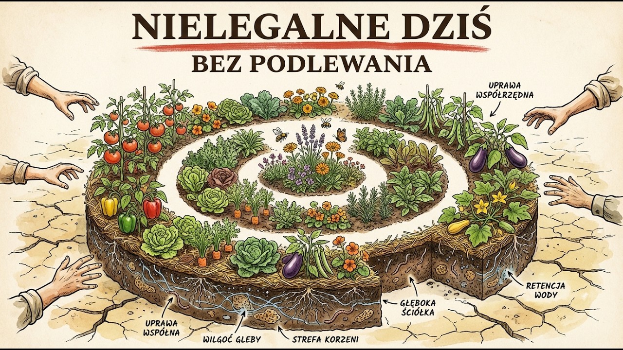 800-letni system ogrodu bez wody (dziś nielegalny)