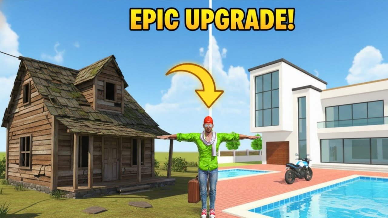 JACK, Is Moving Into New House 🏠 | chacha ji Q sad ho gaya 😭 | Indian theft auto simulator 