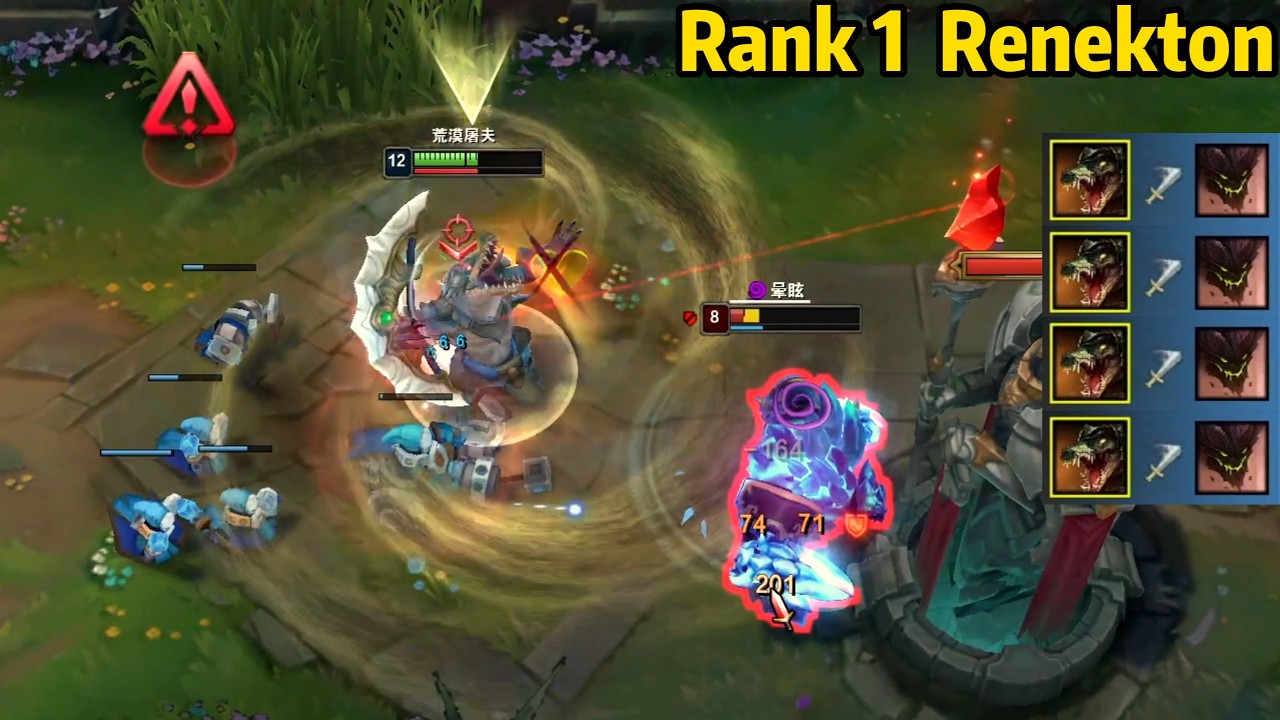 Rank 1 Renekton: This Guy is a REAL MONSTER in Toplane!