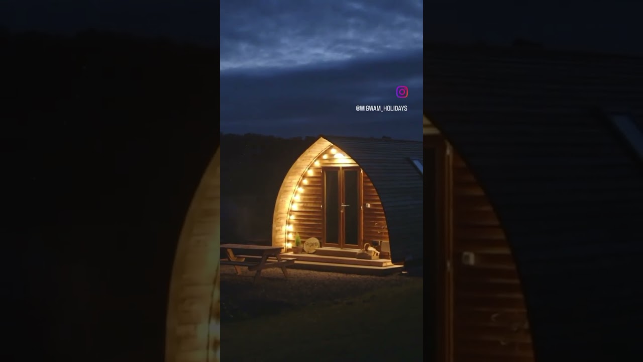 Enjoy a romantic getaway in a cosy glamping cabin 🥂 #couplesretreat #romanticgetaway