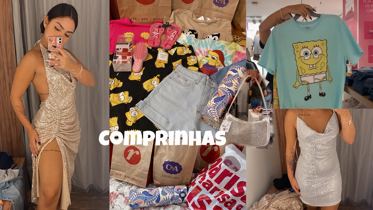 COMPRINHAS DA SEMANA🛍️🤑- Muitas roupas, farm… #comprinhas #explorar