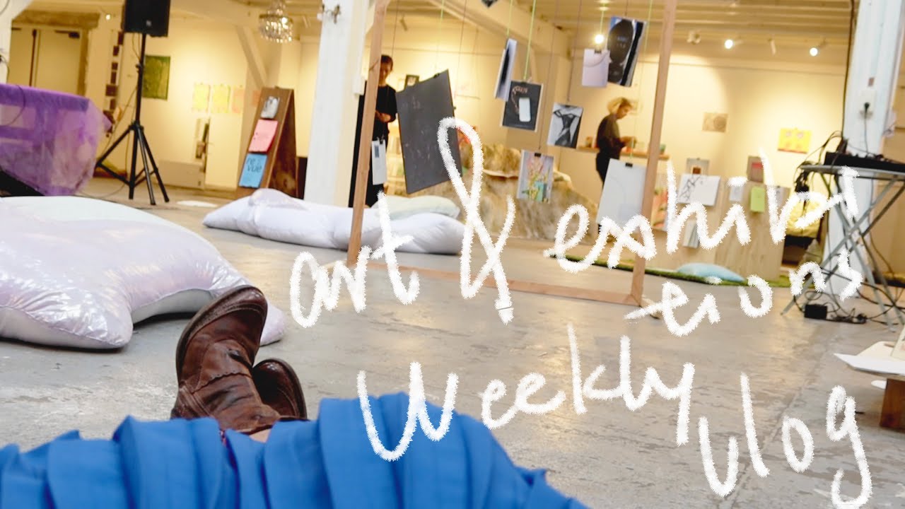 VLOG art france 法国参展记录 | 画廊群展&书展，聊聊最近的生活计划