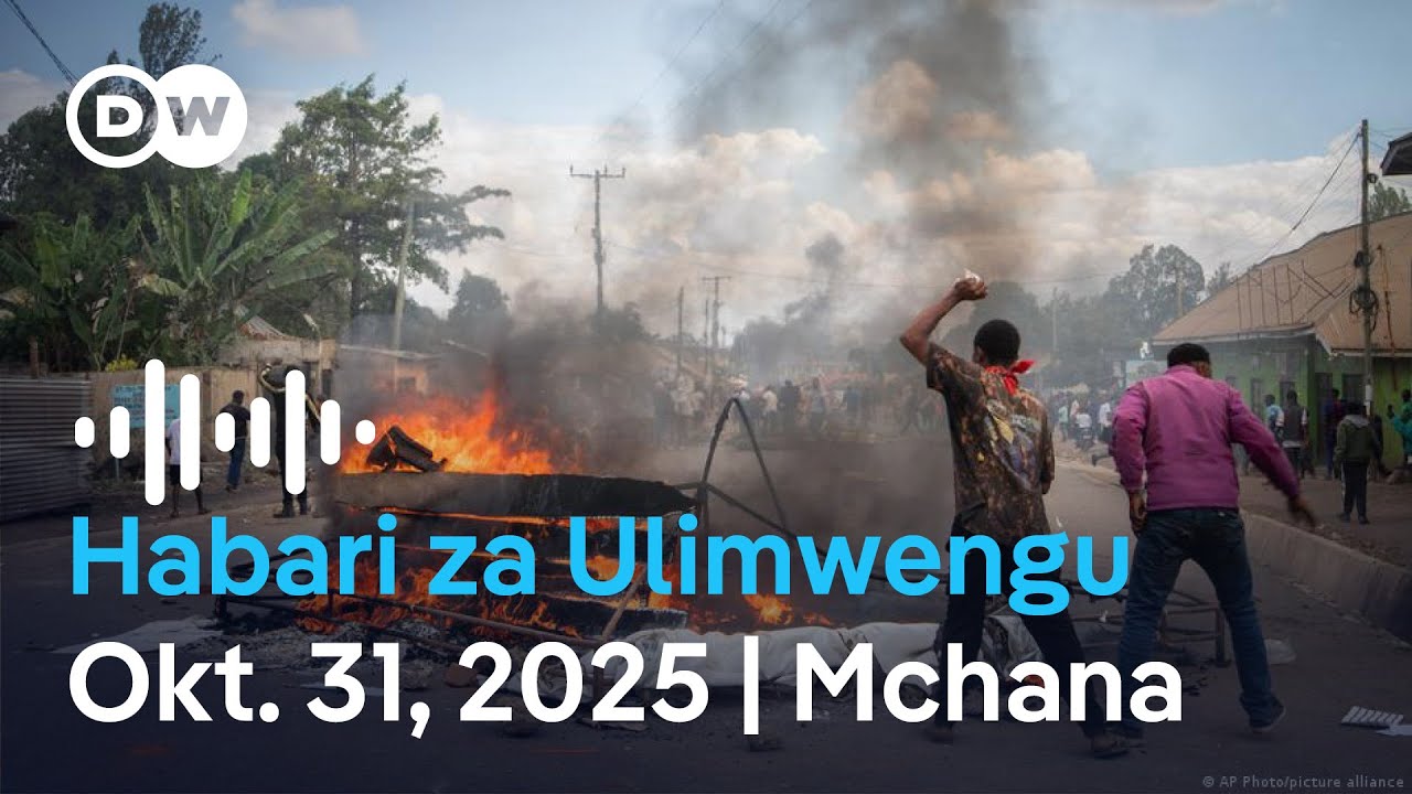 DW Kiswahili Habari za Ulimwengu | Oktoba 31, 2025 | Mchana | Swahili Habari leo | Podcast