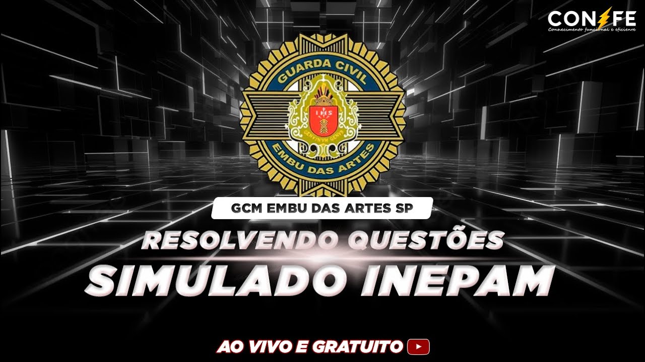 RESOLUÇÃO SIMULADO INEPAM I GCM Embu Das Artes I Confe Concursos