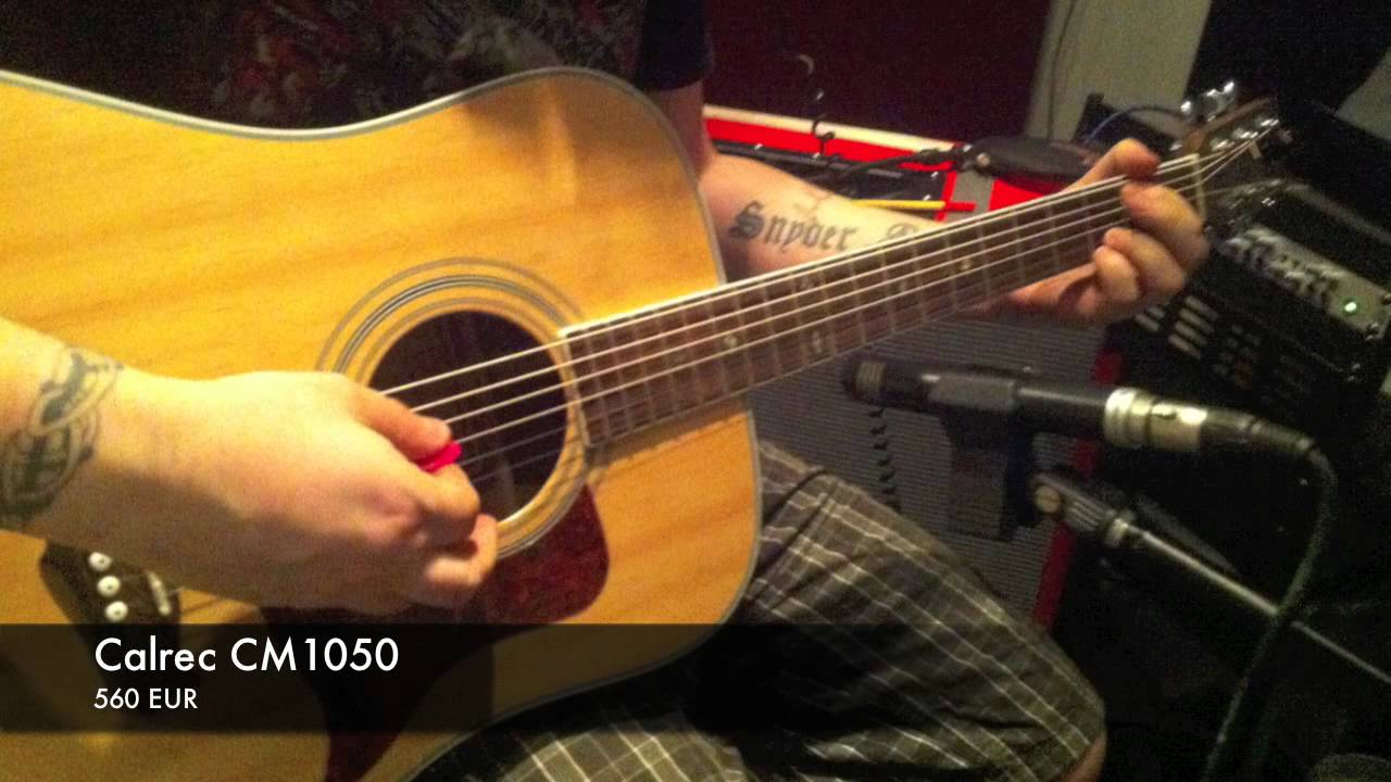 MicShootout Acoustic Guitar Small Condensers