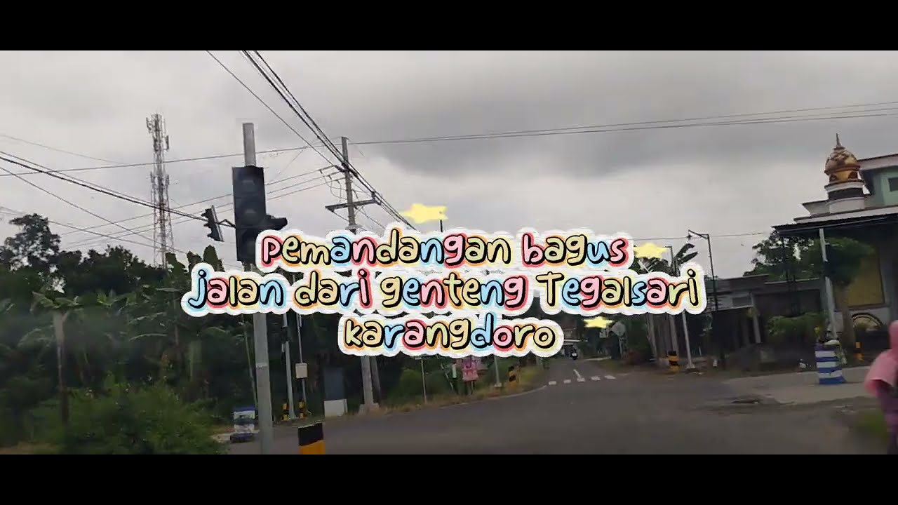 Pemandangan indah jalan ndasri Tegalsari karangdoro blokagung