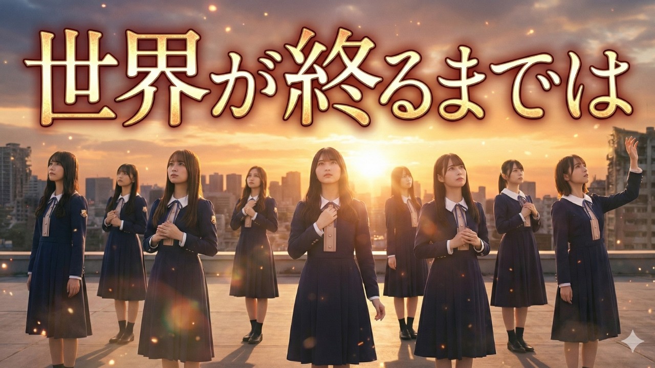 もしもスラムダンクのエンディングテーマを乃木坂46風に歌ったら？【世界が終るまでは…】【坂道風アレンジ】