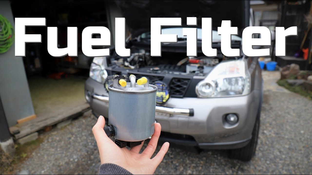 X-TRAIL T31 / Try replacing the fuel filter/ 165000km走行したので燃料フィルターを交換してみる