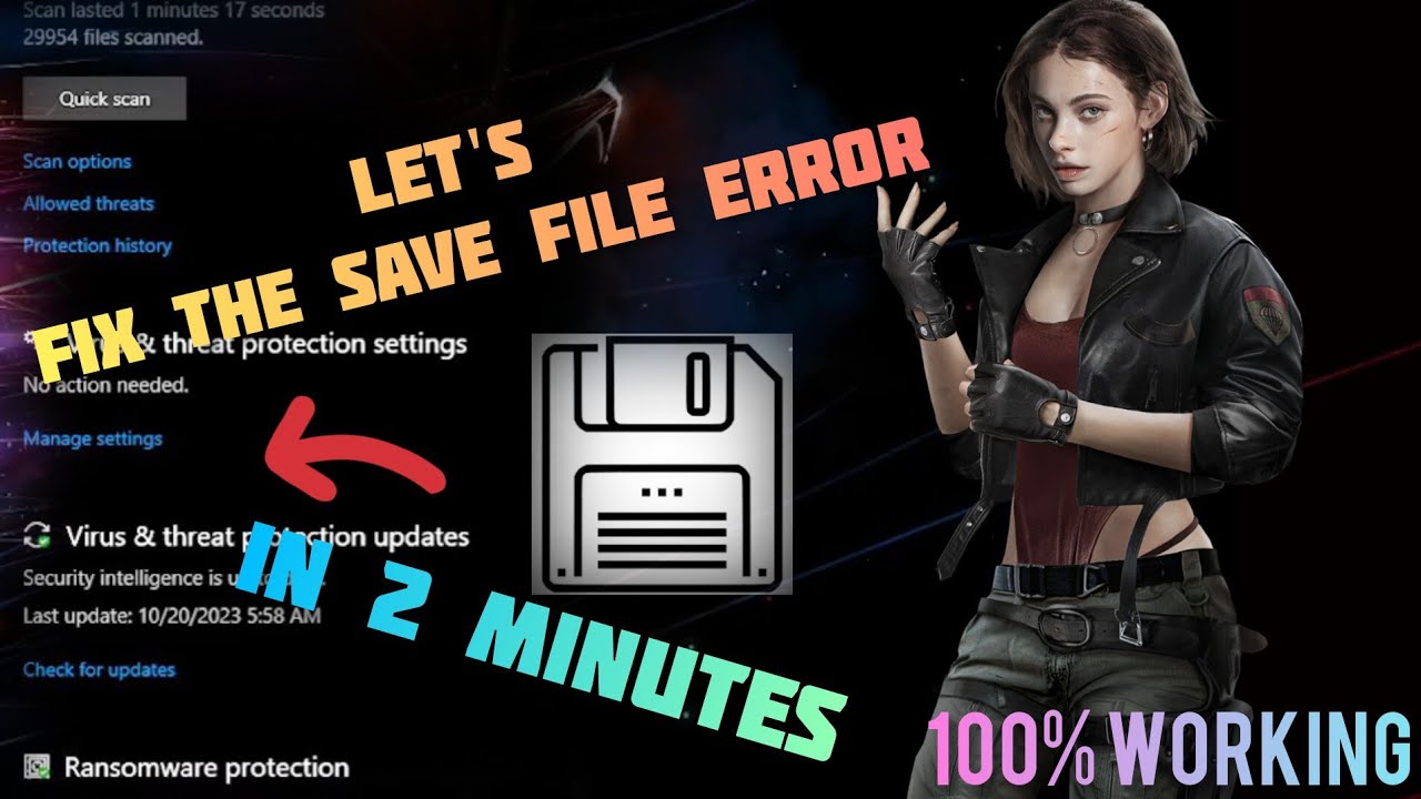 How To Fix The Windows 10 Save Game Error For All Video Games