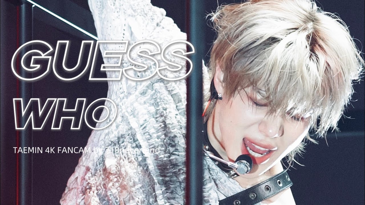 [4K full] 250921 태민 Guess Who 2025 TAEMIN ARENA TOUR 'Veil' in Saga fancam
