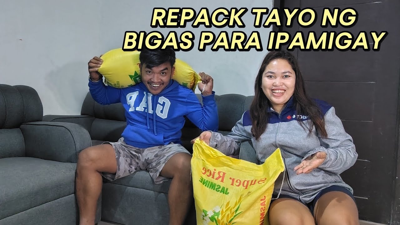 REPACK PO TAYO NG BIGAS PARA IPAMIGAY
