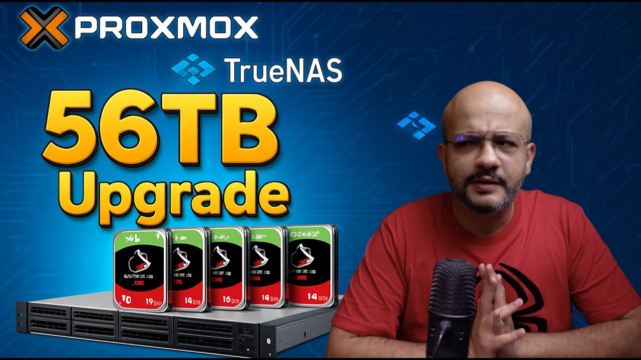 الجزء الاول:  تثبيت وتشغيل truenas scale على proxmox