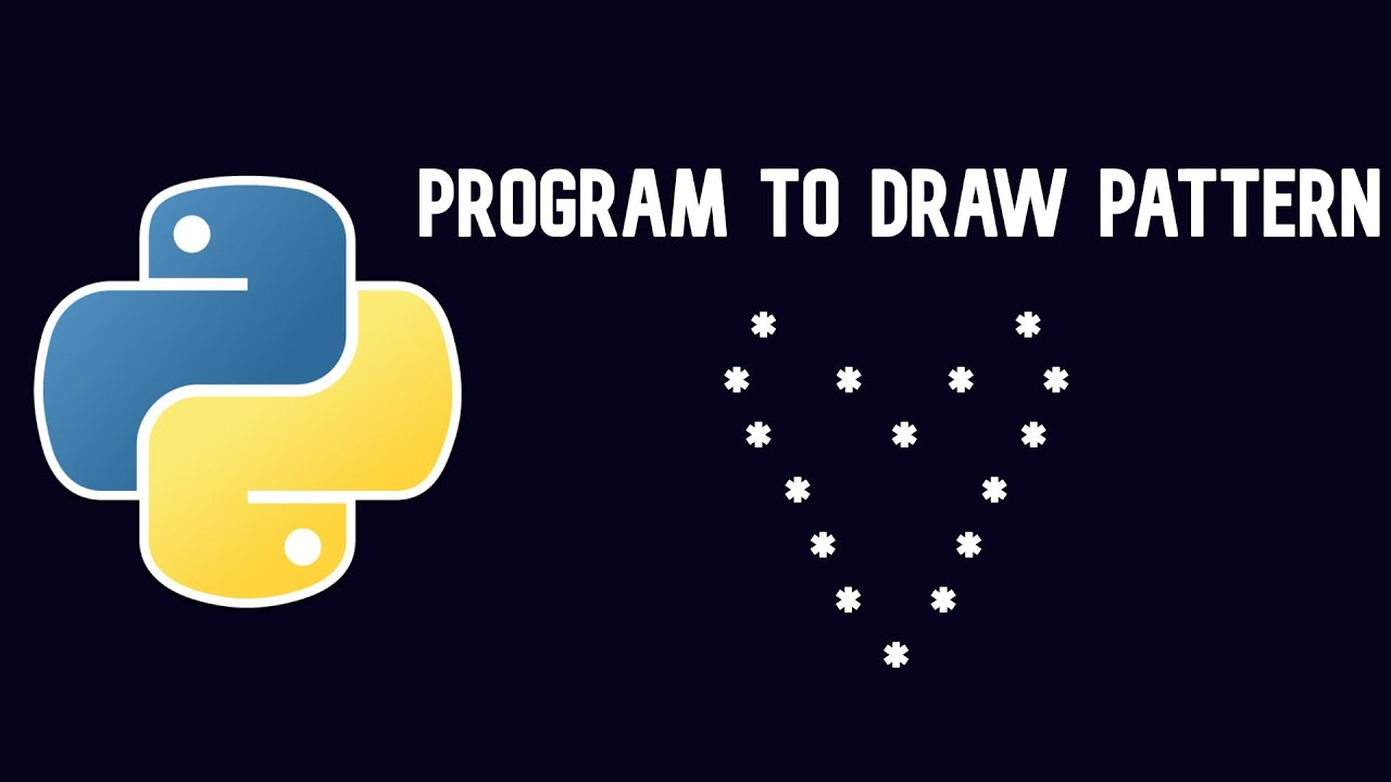 Python Tutorial | Program to draw pattern || WEB BURNER