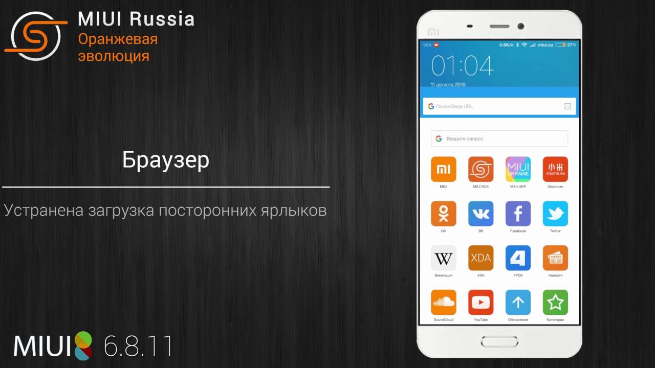 Обзор обновления MIUI 6.8.11