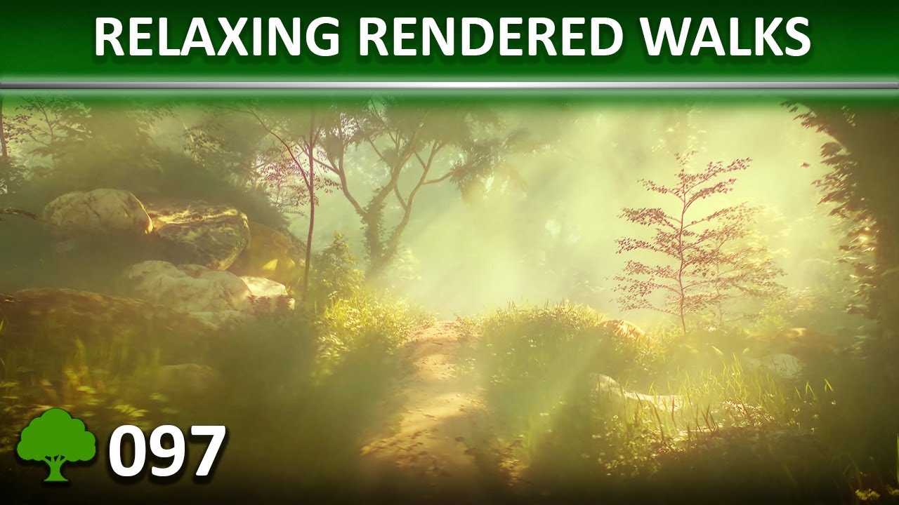 Relaxing rendered walk 097
