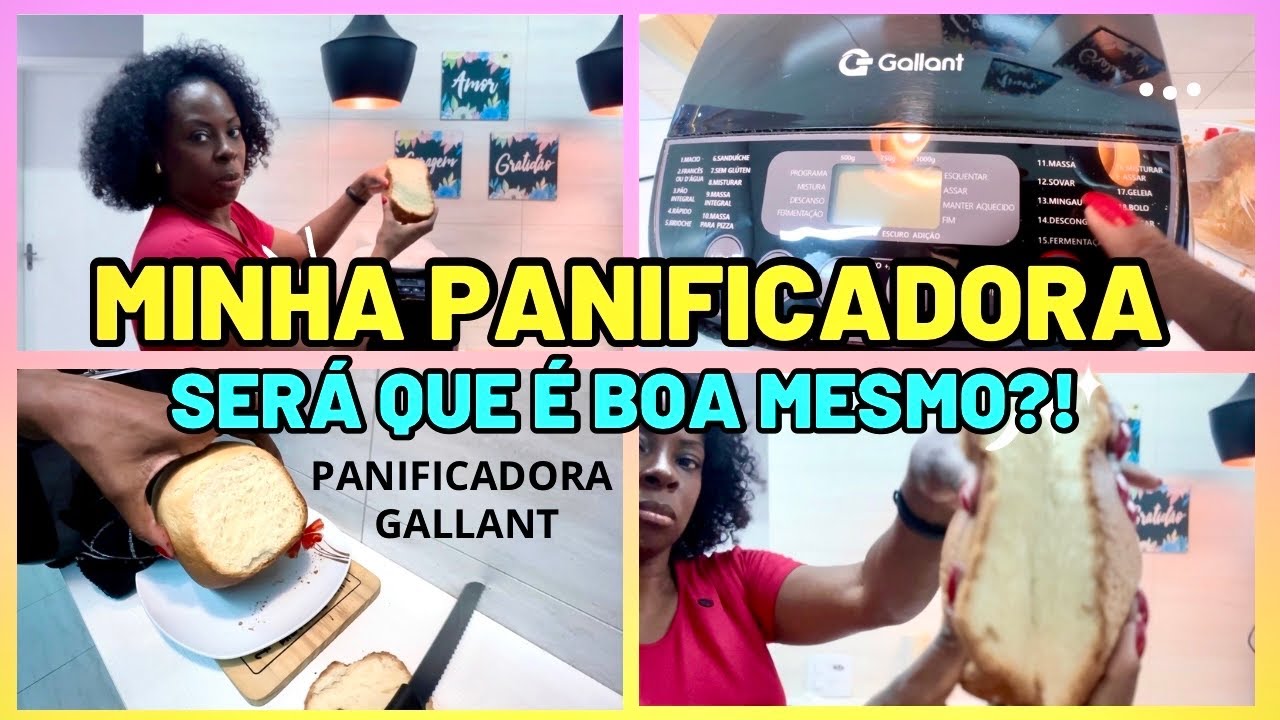 Comprei a panificadora Gallant e não esperava por isso! Vale a pena? Testei por dias e contei tudo!