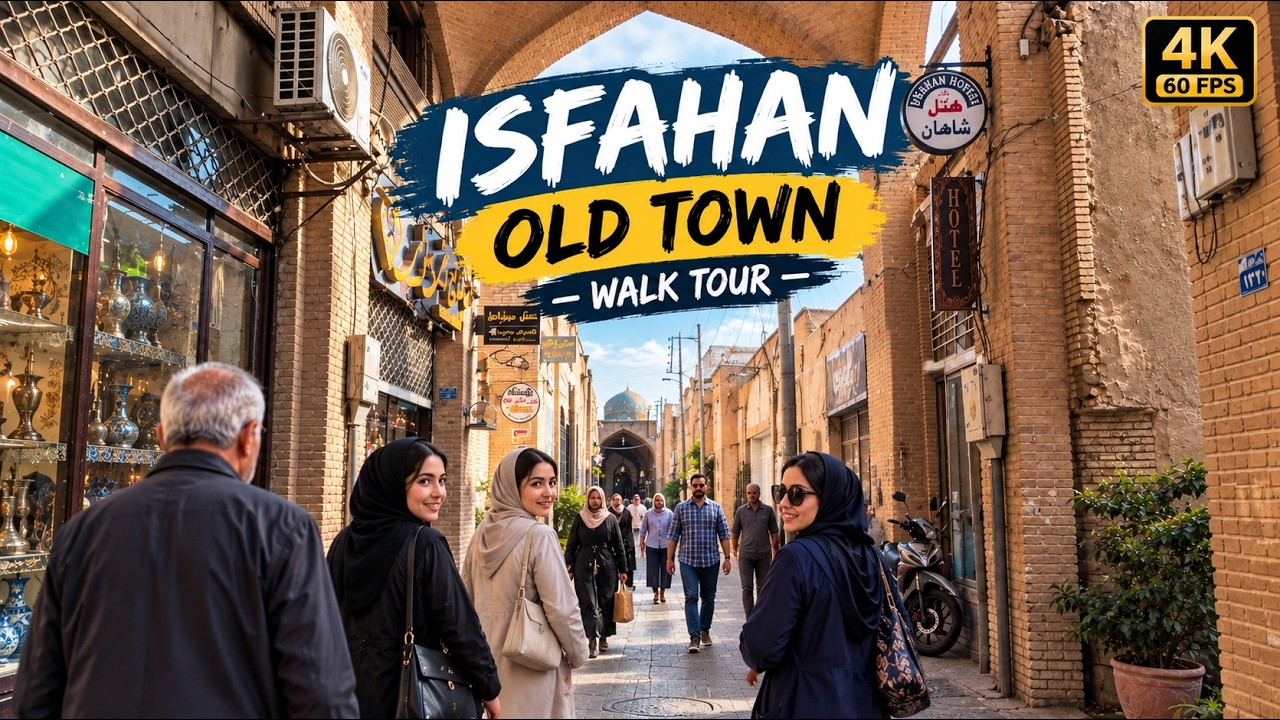 Exploring the Hidden Streets of Old Isfahan Iran