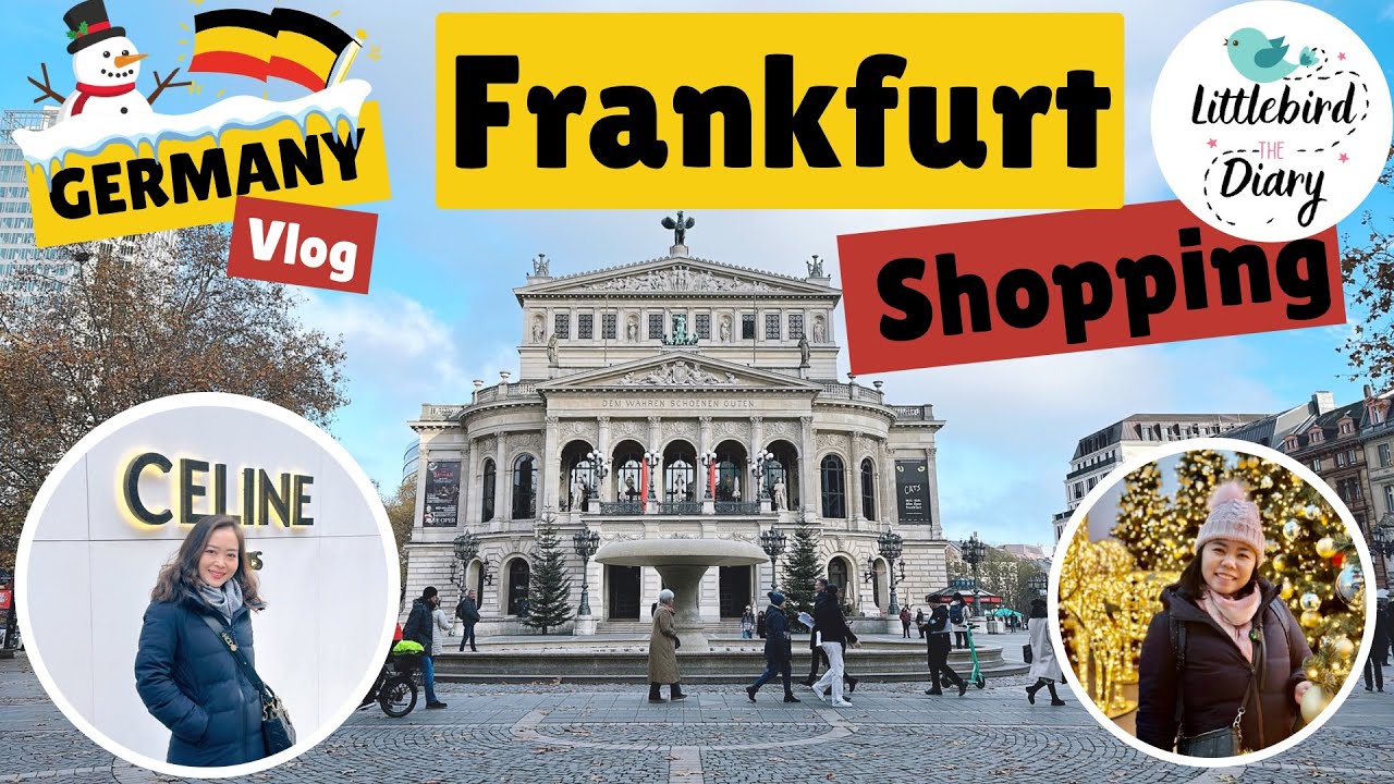 EP14-Frankfurt  พานั่งใต้ดินเที่ยวรอบเมือง Brand Name Street | Germany Vlog