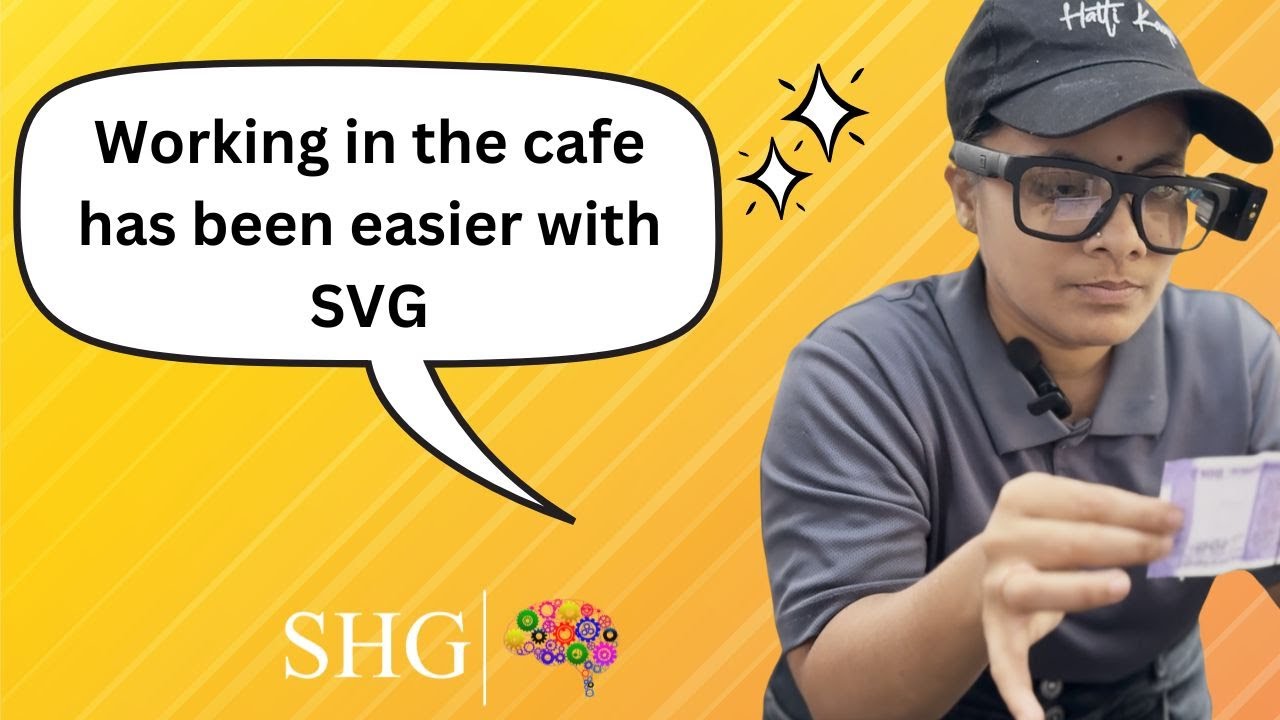 Watch how the Smart Vision Glasses help Padma Priya to work independently!