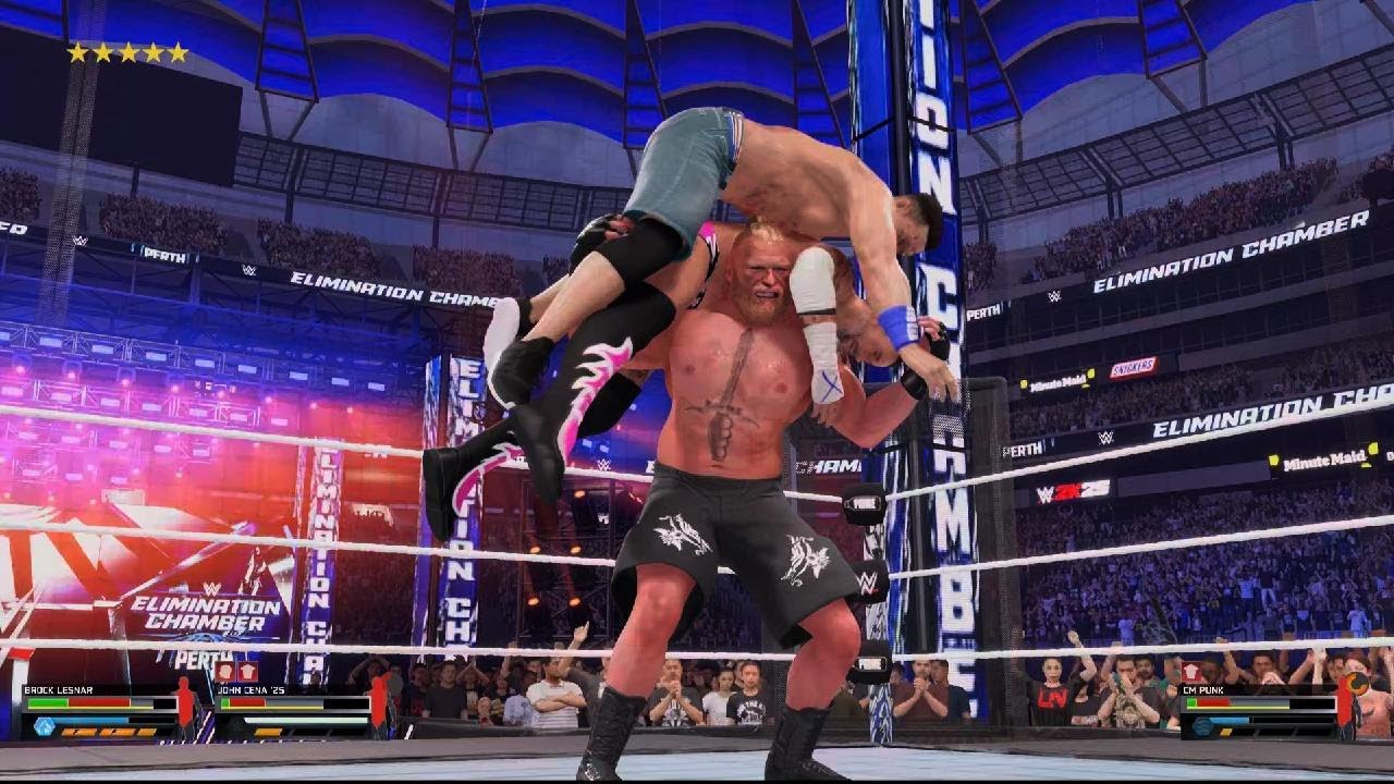 Amazing Elimination Chamber Match 🔥