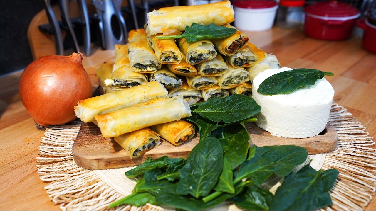 🌯 Rulouri de spanac 🍃 și telemea 🧀 Rețetă super RAPIDĂ și GUSTOASĂ 🌯 Șef Paul Constantin