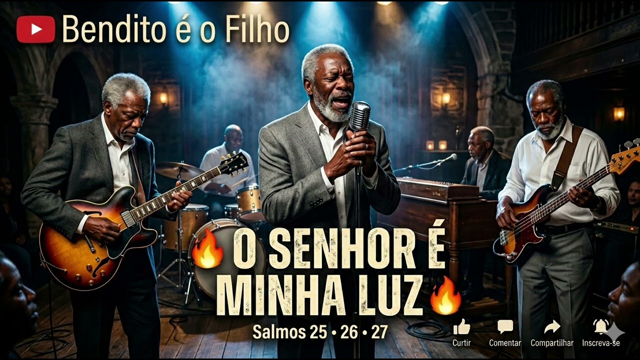  🎸Salmos 25,26,&27 em Blues 