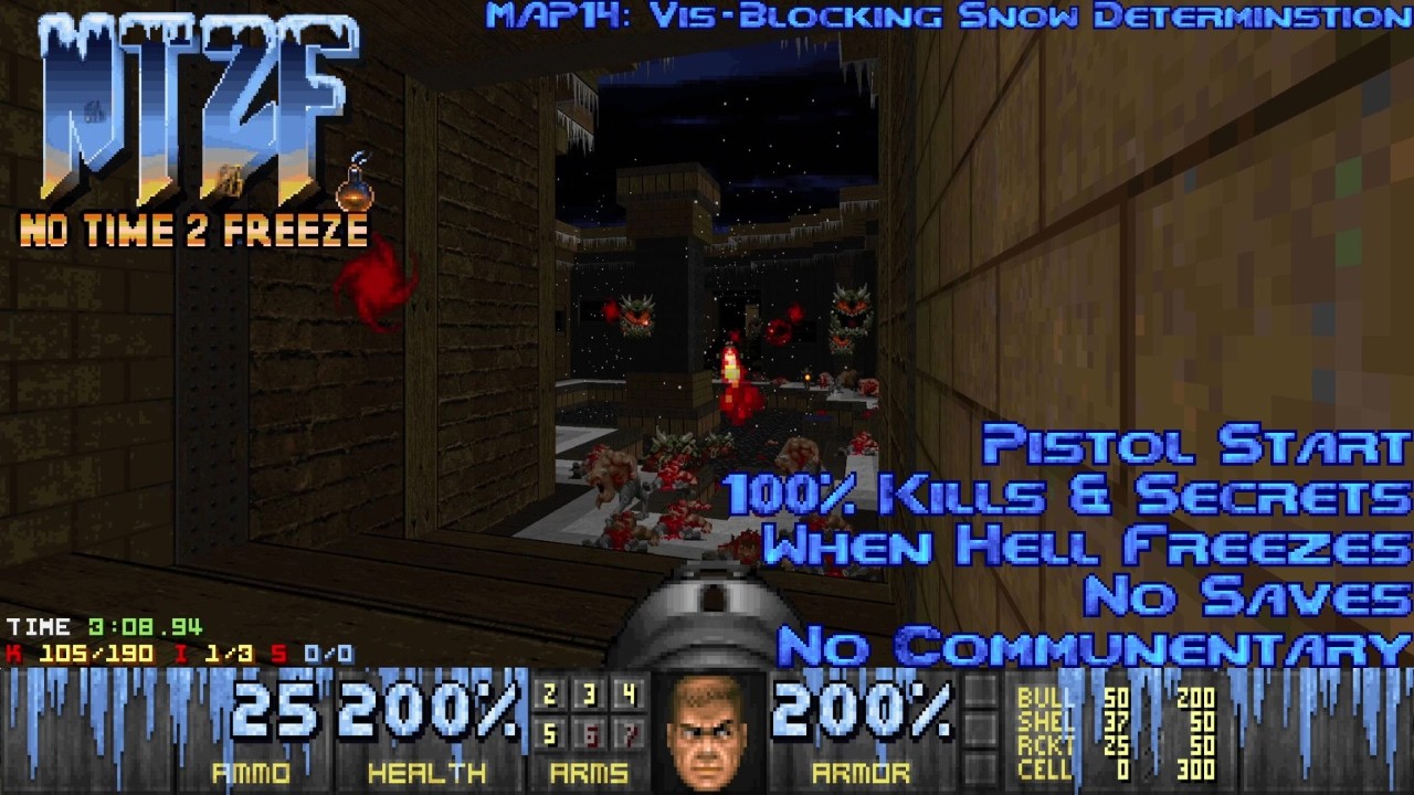 No Time 2 Freeze - MAP14: Vis-Blocking Snow Determinstion
