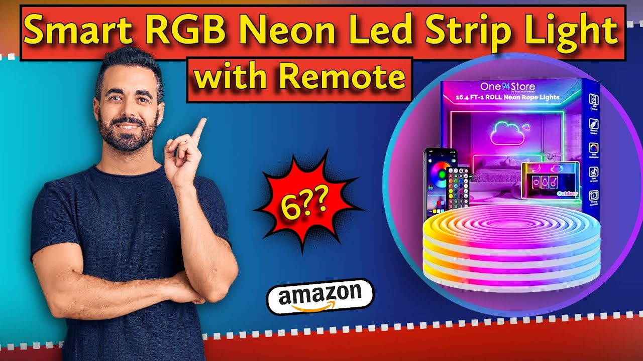 Best Smart RGB Neon LED Strip Light ✨ | Under ₹1000 | Perfect for Room & Diwali Decor | #neon #led 