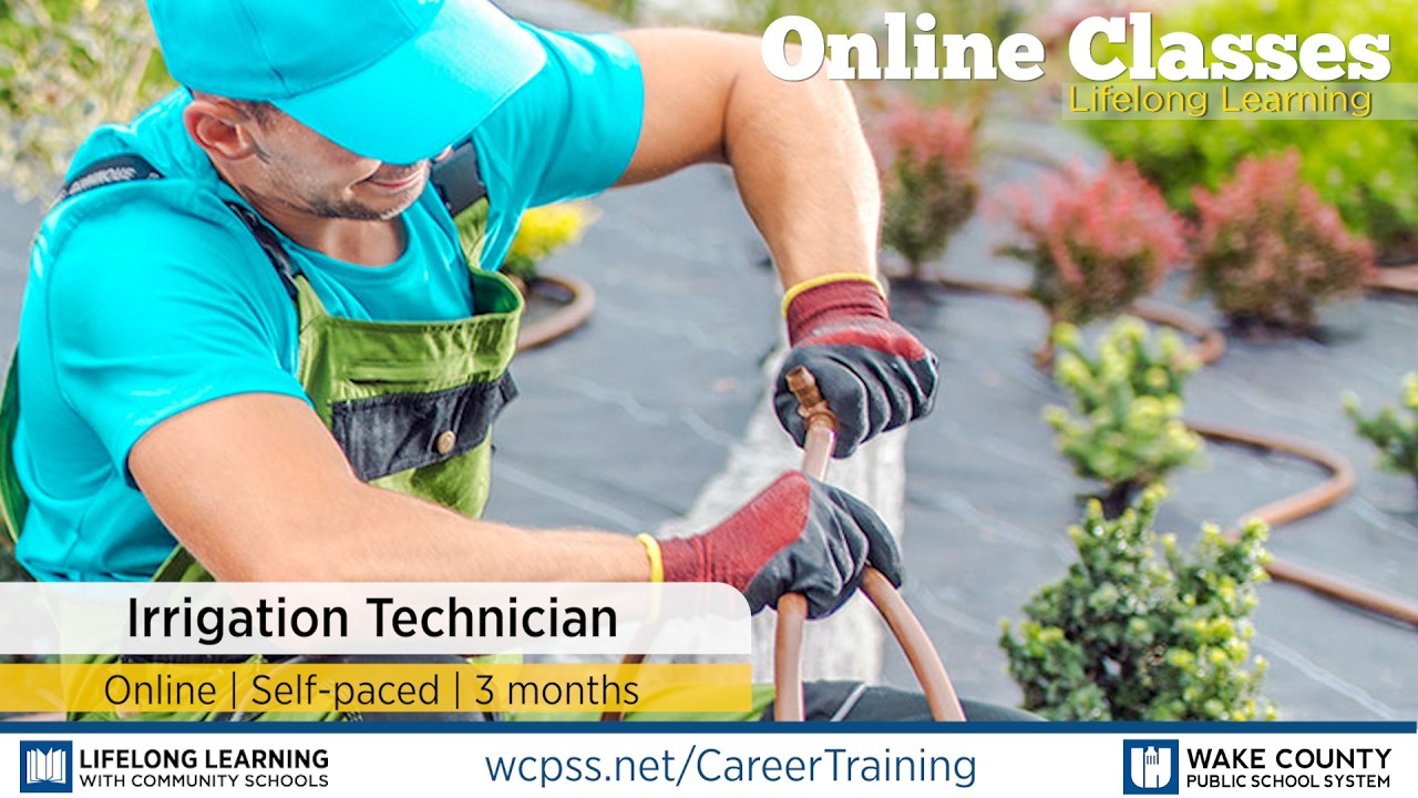 WCPSS Career Training Certificates - Irrigation Technician